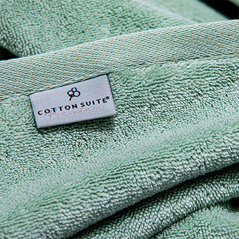 Cotton Suite handdoeken green